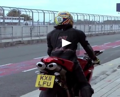 *Video:ducati hq silverstone track